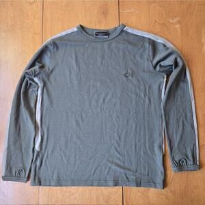 Icebreaker Bodyfit 260 Men's Merino Wool Long Sleeve Crewneck Shirt Green Size L